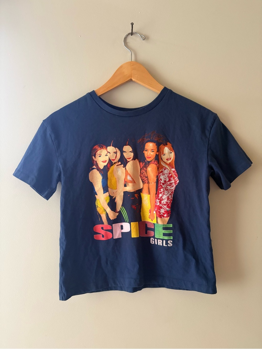Ice Navy Spice Girls Graphic Tee - Multicolor Print